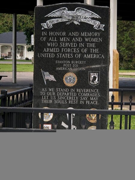 AMERICAN LEGION POST 201 VETERANS MEMORIAL