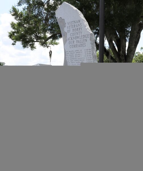 HORRY COUNTY VIETNAM VETERANS FALLEN COMRADES MEMORIAL CLOSE-UP