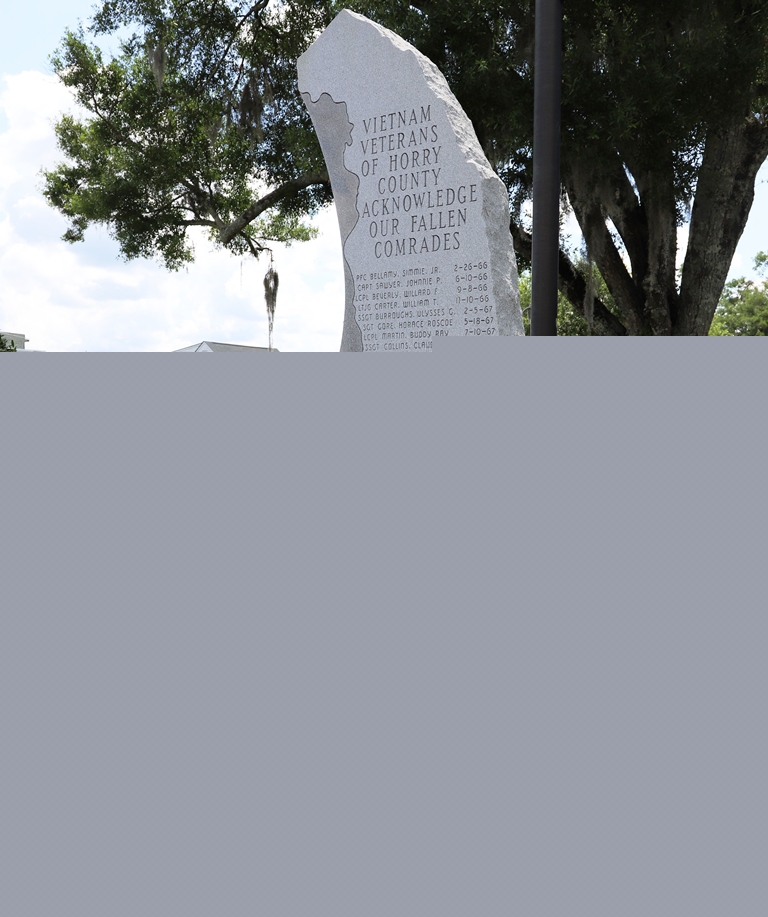 HORRY COUNTY VIETNAM VETERANS FALLEN COMRADES MEMORIAL CLOSE-UP