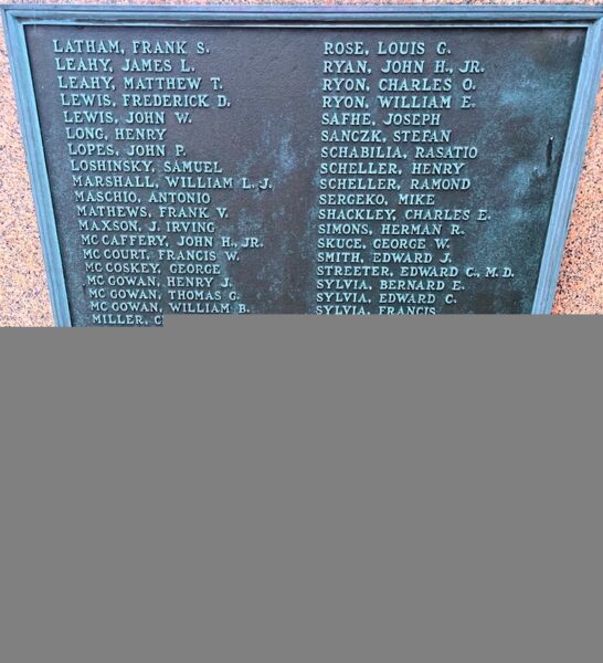 AMERICAN LEGION POST 58 WORLD WAR I MEMORIAL PLAQUE C