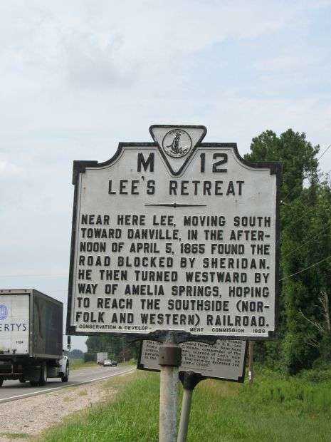 LEE’S RETREAT WAR MEMORIAL MARKER II