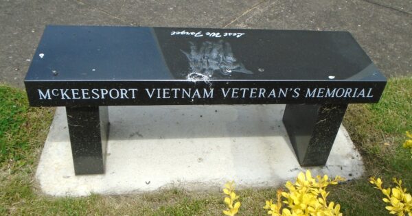 MCKEESPORT VIETNAM VETERANS MEMORIAL BENCH