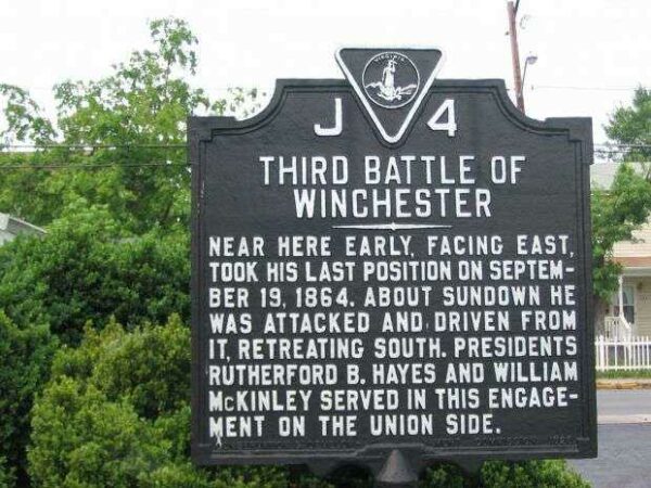 THIRD BATTLE OF WINCHESTER MEMORIAL MARKER