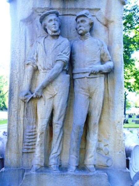 ALLEGHENY COUNTY SUPREME SACRIFICE CIVIL WAR MEMORIAL SIDE B