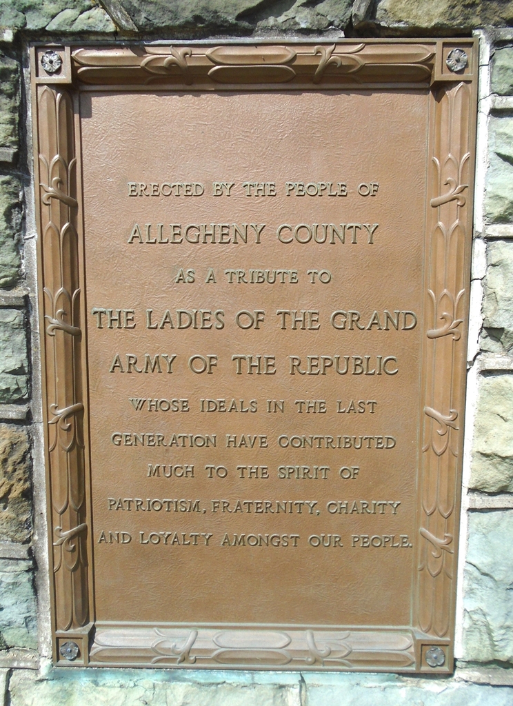 THE LADIES OF THE GRAND ARMY OF THE REPUBLIC MEMORIAL PLAQUE