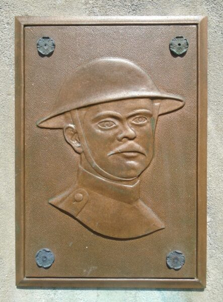 JOYCE KILMER SOLDIER POET WAR MEMORIAL PLAQUE B