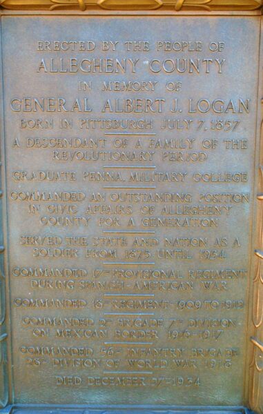 GENERAL ALBERT J. LOGAN WAR MEMORIAL