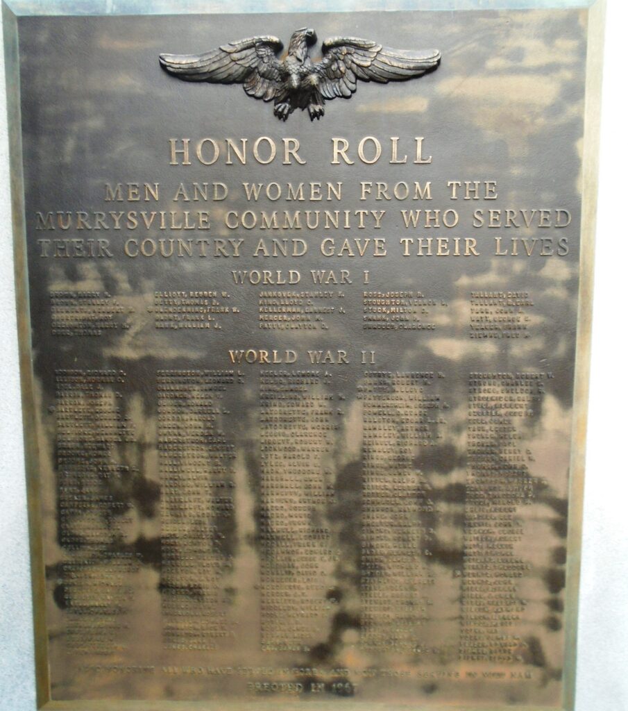 MURRYSVILLE COMMUNITY WAR VETERANS MEMORIAL