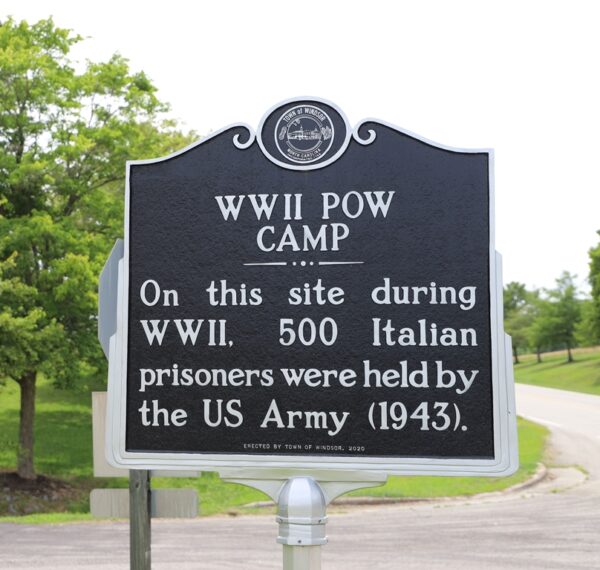 WWII POW CAMP MEMORIAL MARKER