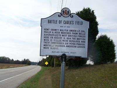 BATTLE OF CAULK’S FIELD MEMORIAL MARKER