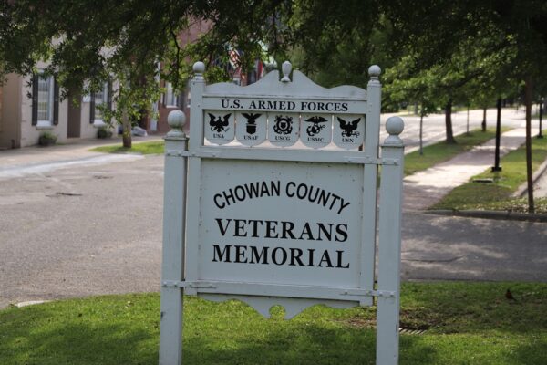 CHOWAN COUNTY VETERANS MEMORIAL MARKER