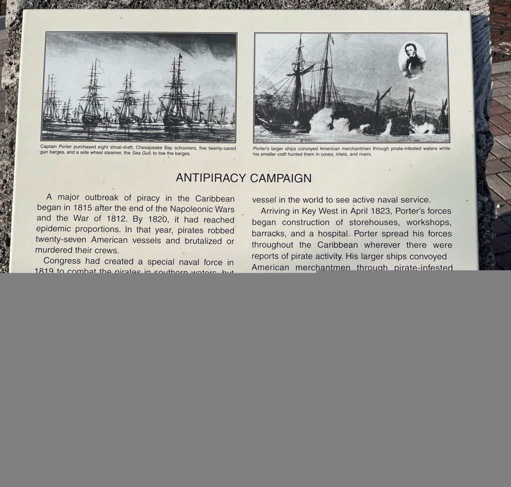 KEY WEST ANTIPIRACY CAMPAIGN MEMORIAL PANEL