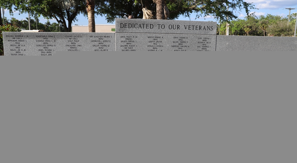 LABELLE DEDICATED TO OUR VETERANS MEMORIAL BACK