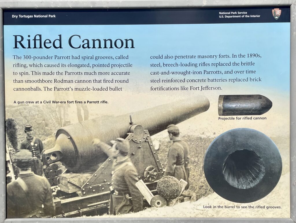 RIFLED CANNON MEMORIAL PLAQUE
