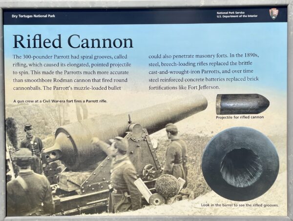 RIFLED CANNON MEMORIAL PLAQUE