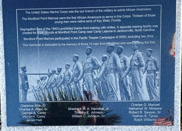 BAYVIEW PARK MONTFORD POINT MARINES WAR MEMORIAL PLAQUE