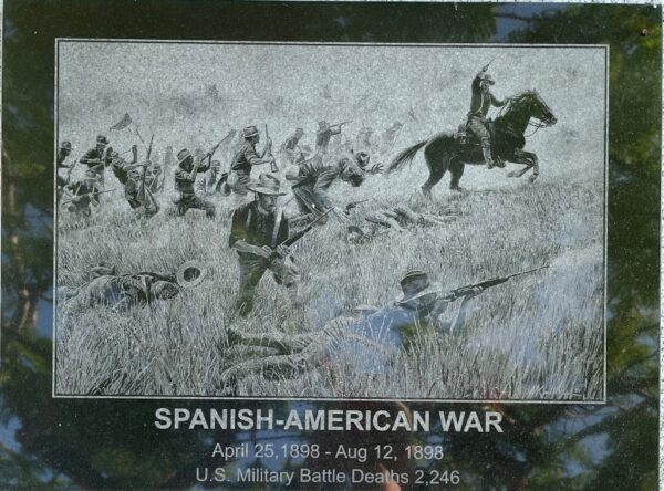BAYVIEW PARK SPANISH-AMERICAN WAR MEMORIAL PLAQUE