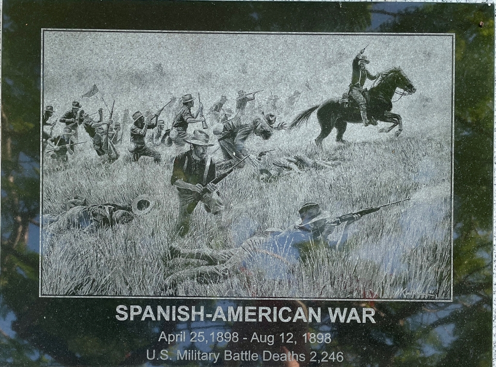 BAYVIEW PARK SPANISH-AMERICAN WAR MEMORIAL PLAQUE