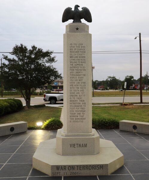 DILLON COUNTY VETERANS MEMORIAL SIDE C