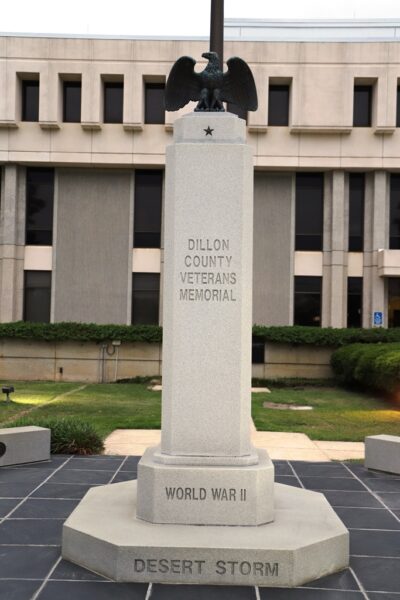 DILLON COUNTY VETERANS MEMORIAL SIDE A