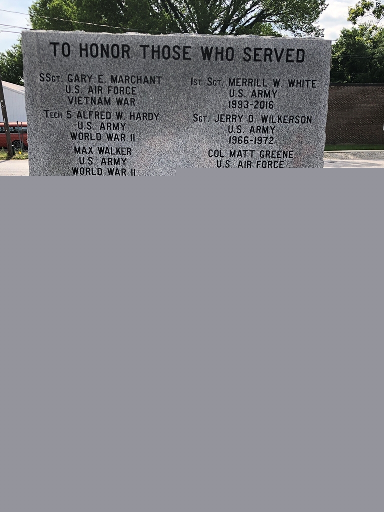 PEA RIDGE WAR VETERANS MEMORIAL STONE B