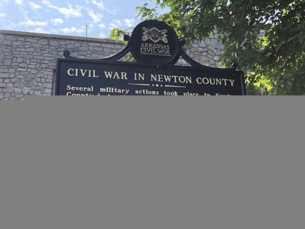 CIVIL WAR IN NEWTON COUNTY MEMORIAL MARKER FRONT