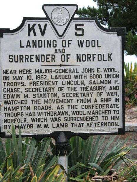 LANDING OF WOOL MEMORIAL MARKER