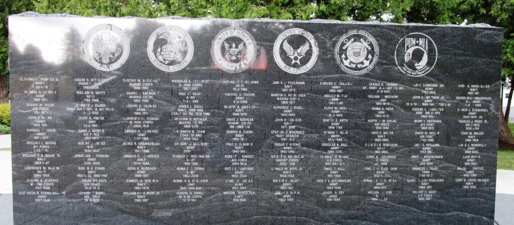 TOWN OF CLARENCE VETERANS MEMORIAL WALL I