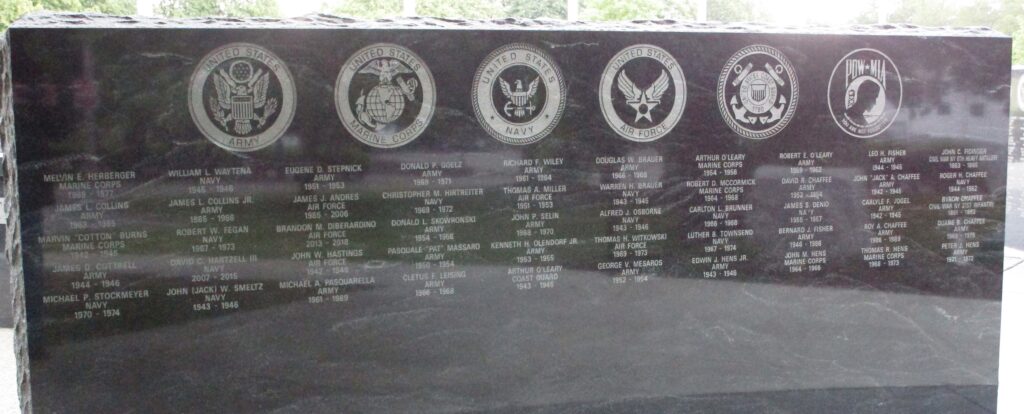 TOWN OF CLARENCE VETERANS MEMORIAL WALL F