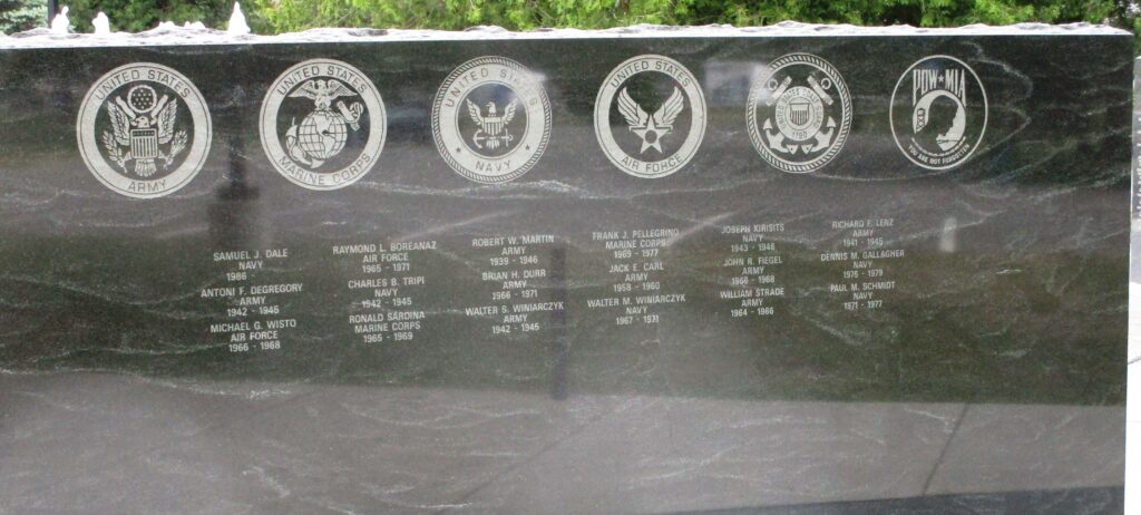 TOWN OF CLARENCE VETERANS MEMORIAL WALL D