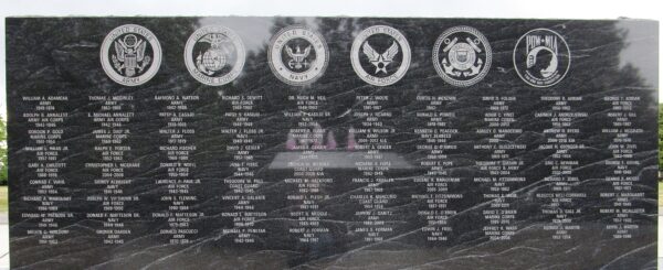 TOWN OF CLARENCE VETERANS MEMORIAL WALL C