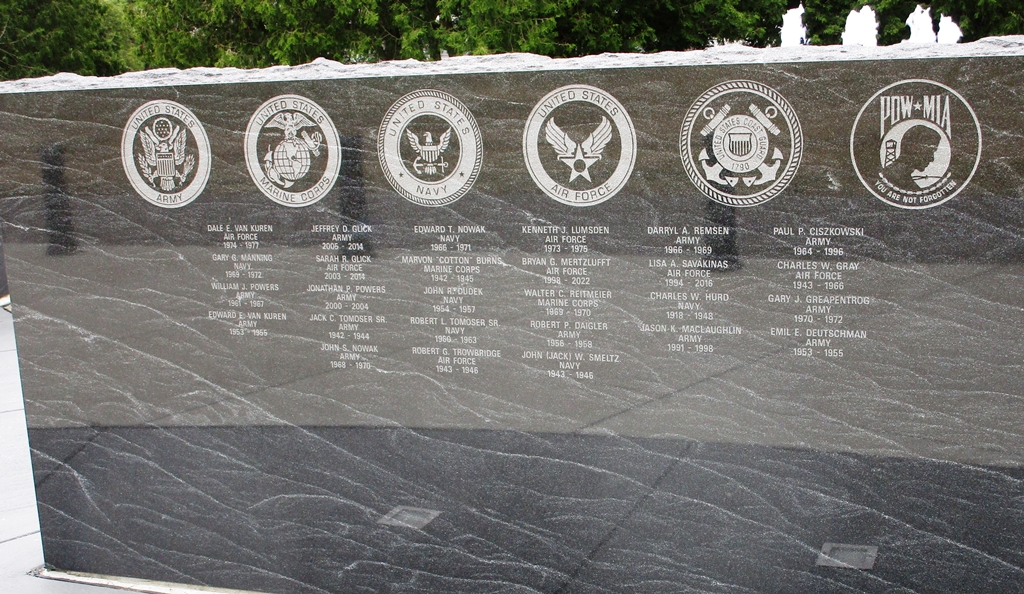 TOWN OF CLARENCE VETERANS MEMORIAL WALL B
