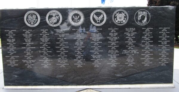 TOWN OF CLARENCE VETERANS MEMORIAL WALL A