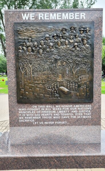 WE REMEMBER ULTIMATE SACRIFICE WAR MEMORIAL FRONT