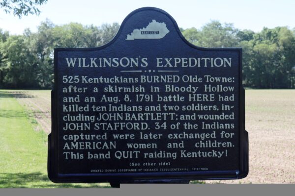 WILKINSON’S EXPEDITION 525 KENTUCKIANS WAR MEMORIAL MARKER FRONT