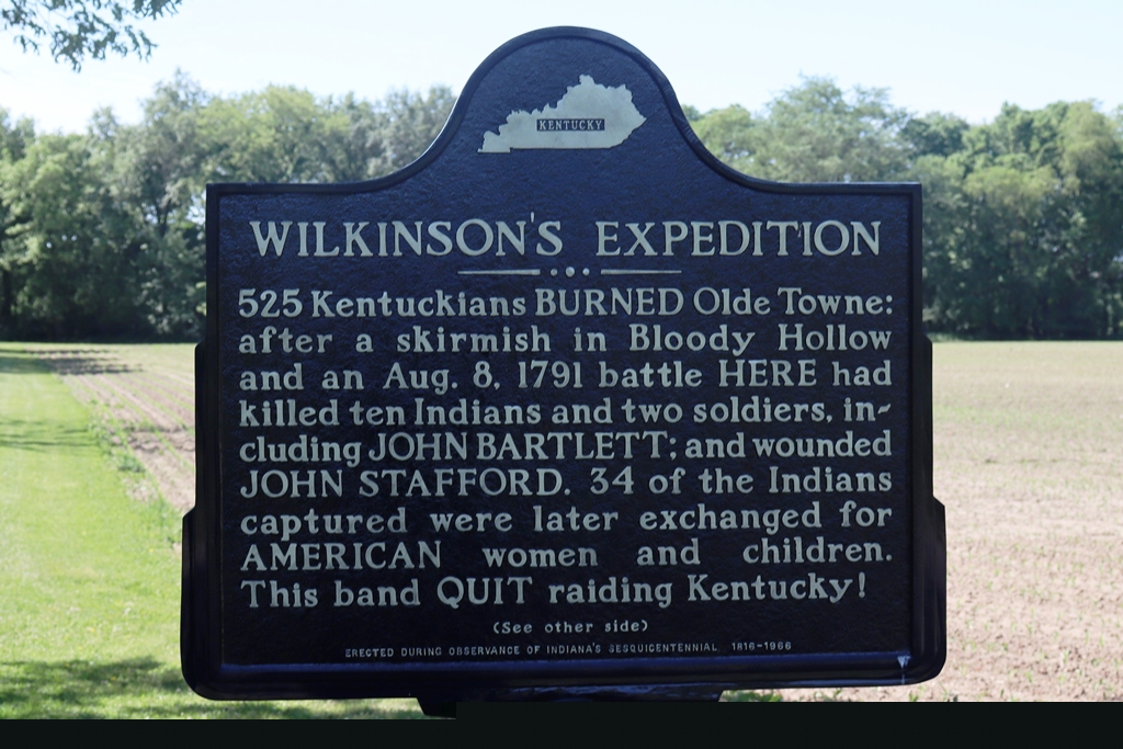 WILKINSON’S EXPEDITION 525 KENTUCKIANS WAR MEMORIAL MARKER FRONT
