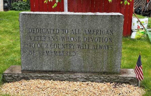 DEDCIATED TO ALL AMERICAN VETERANS MEMORIAL
