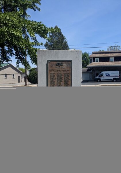 LEBANON COUNTY WORLD WAR I HONOR ROLL MEMORIAL