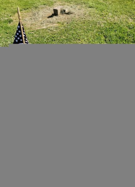 WILBERT OGLE WAR MEMORIAL CEMETERY STONE