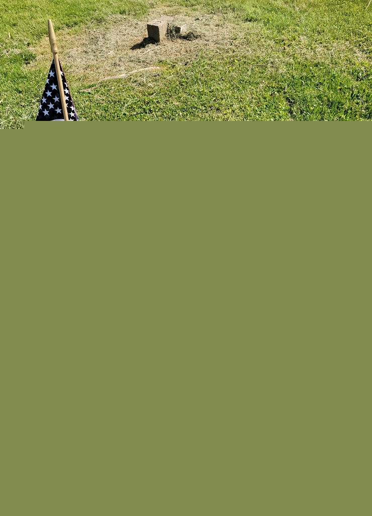 WILBERT OGLE WAR MEMORIAL CEMETERY STONE