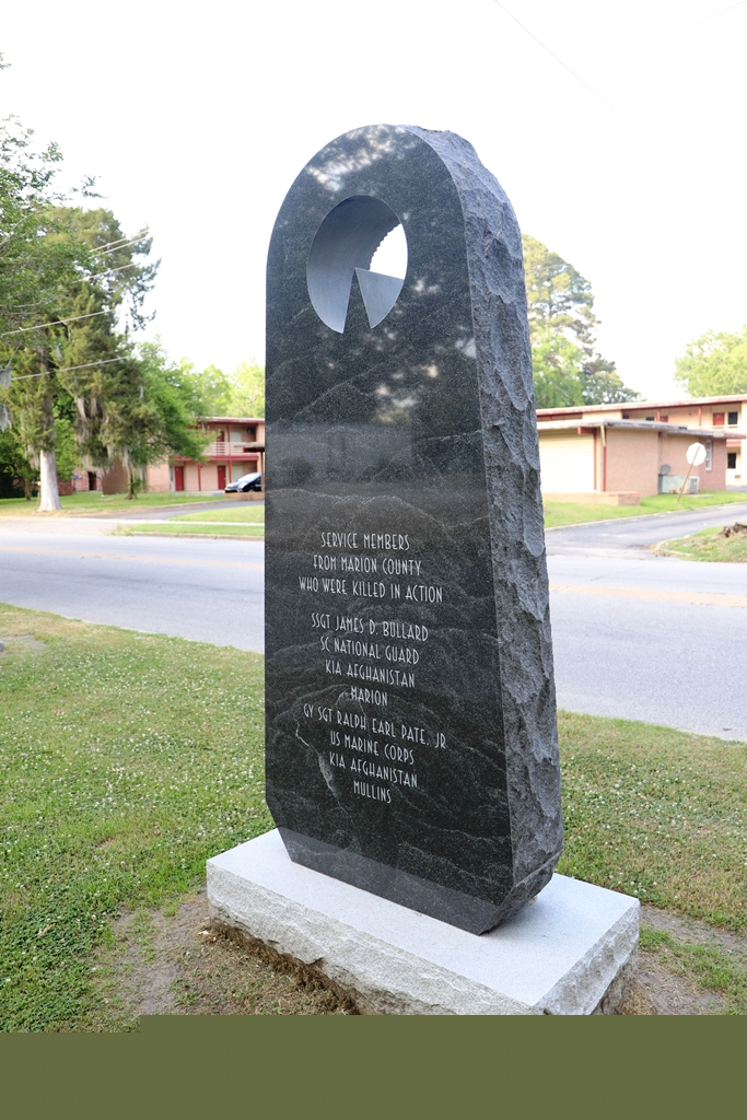 MARION COUNTY IRAG AND AFGHANISTAN WAR MEMORIAL BACK