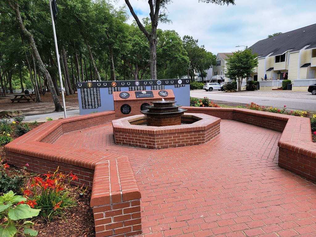 SURFSIDE BEACH VETERANS MEMORIAL FOUNTAIN