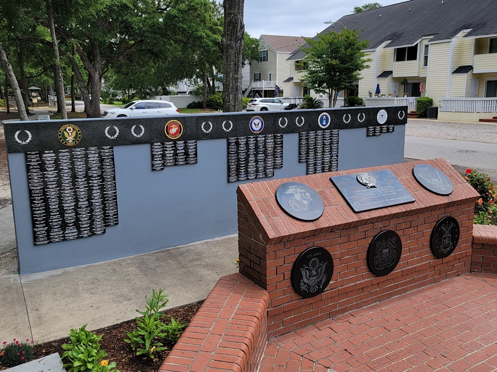 SURFSIDE BEACH VETERANS MEMORIAL WALL