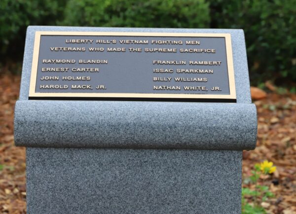 LIBERTY HILL’S VIETNAM FIGHTING MEN MEMORIAL