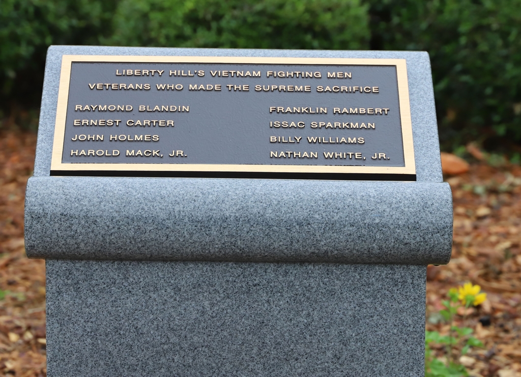 LIBERTY HILL’S VIETNAM FIGHTING MEN MEMORIAL