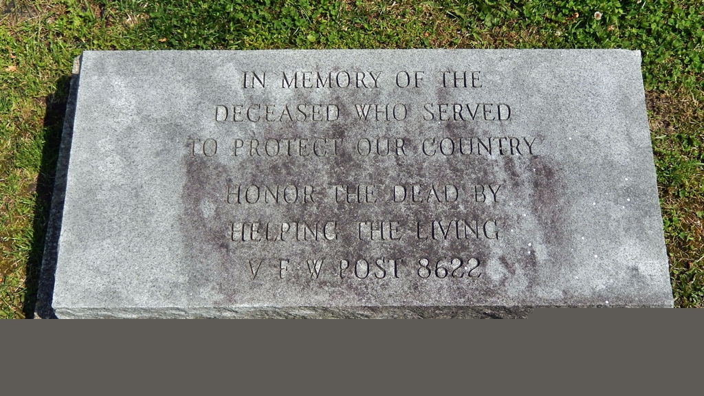 IN MEMORY OF THE DECEASED WAR MEMORIAL TABLET