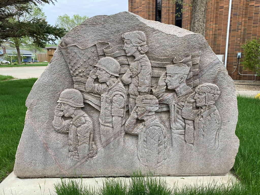 STANLEY COUNTY VETERANS MEMORIAL STONE B