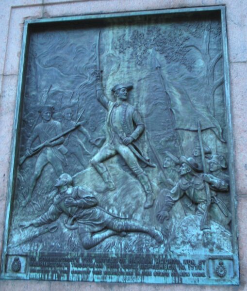 THE BATTLE OF HARLEM HEIGHTS REVOLUTIONARY WR MEMORIAL PLAQUE