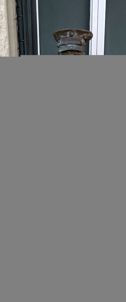 FIRST LT. BRANDON R. DRONET WAR MEMORIAL BUST