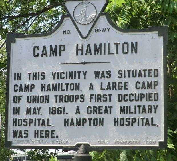 CAMP HAMILTON MEMORIAL MARKER